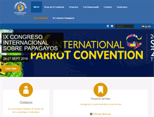 Tablet Screenshot of loroparque-fundacion.org